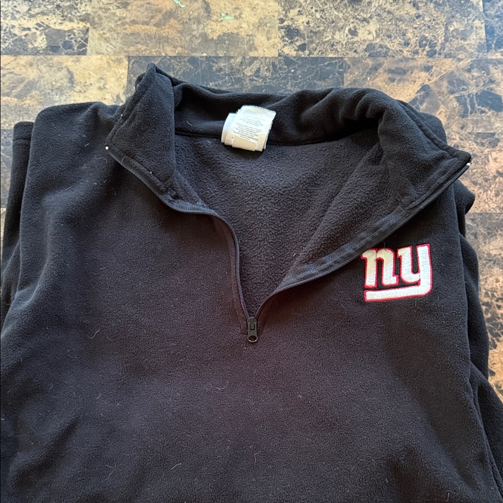 NFL Black NY Giants Women's V-Neck Sweater